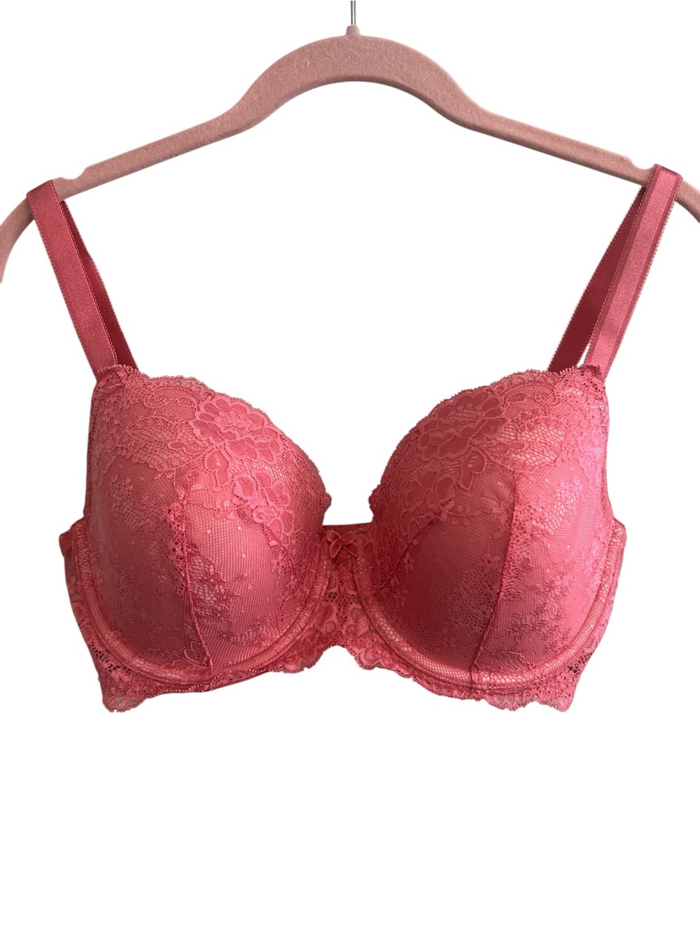 Victoria's Secret Pink Lace Underwire Bra 36DD